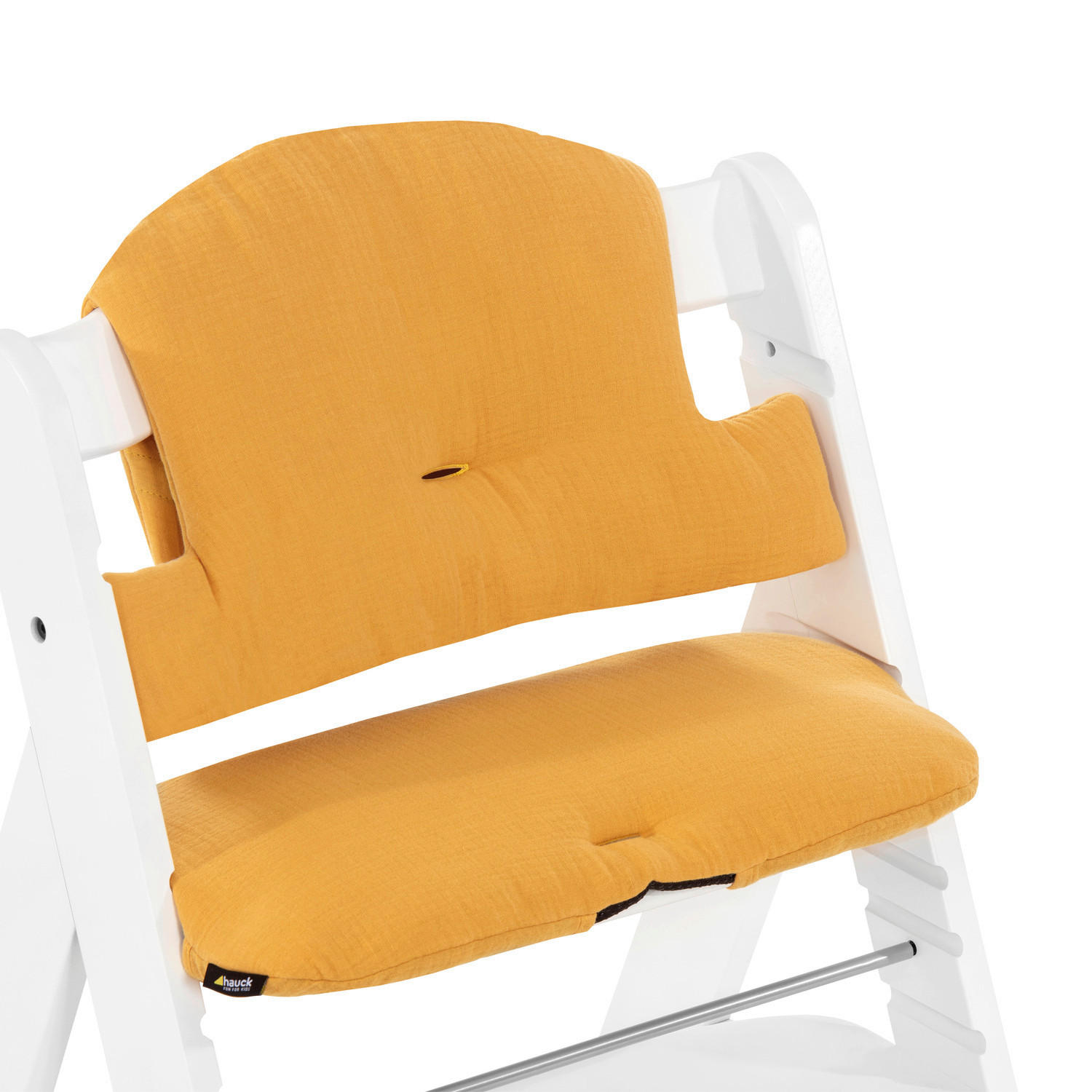 HOCHSTUHLEINLAGE HIGHCHAIRPAD SELECT  - Currygelb, Trend, Textil (27/47/8cm) - Hauck