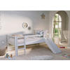 SPIELBETT Buche massiv 90/200 cm Weiß  - Naturfarben/Weiß, MODERN, Holz (90/200cm) - Vipack