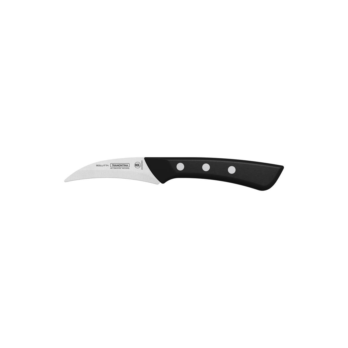 GEMÜSEMESSER Solutta 23 cm  - Schwarz/Grau, Basics, Metall (23cm)