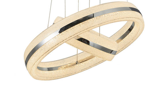 LED-HÄNGELEUCHTE 45/120 cm - Klar, Design, Kunststoff/Metall (45/120cm) - Ambiente