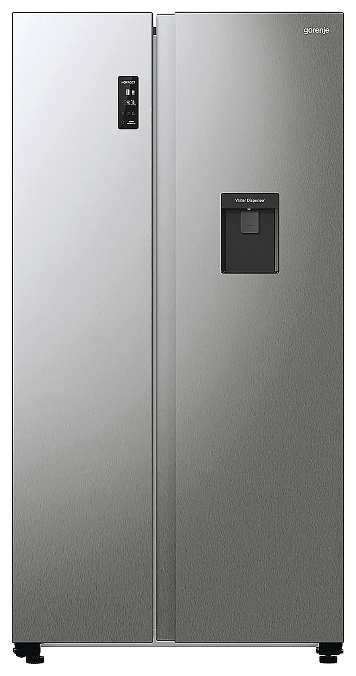 SIDE-BY-SIDE 91,5/178.5/67 cm NRR9185EAXLWD  - Edelstahlfarben, Basics, Metall (91,5/178.5/67cm) - Gorenje