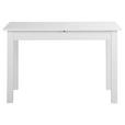 ESSTISCH in Holzwerkstoff 120/70/76,5 cm  - Weiß, Design, Holzwerkstoff (120/70/76,5cm) - Carryhome