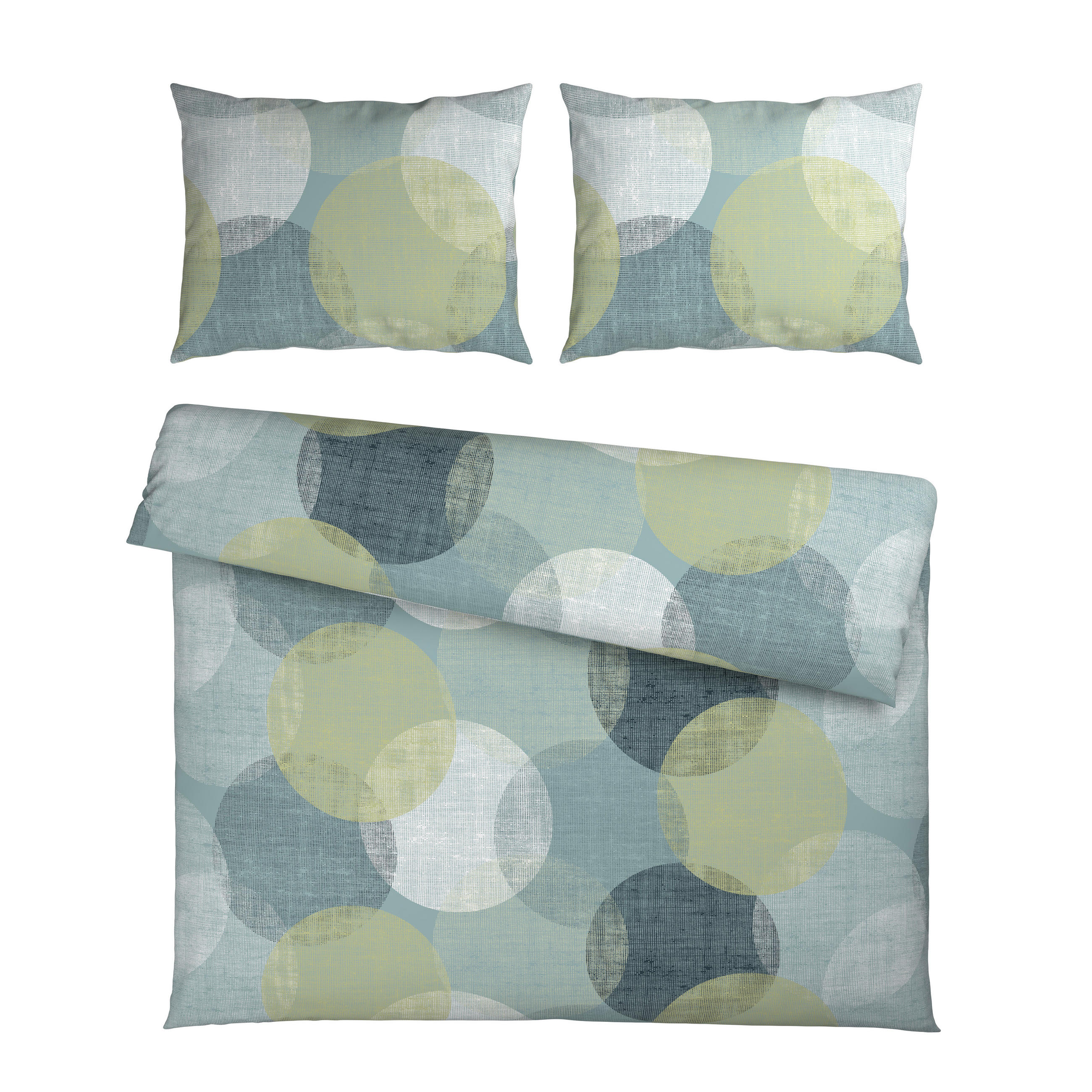 BETTWÄSCHE Flanell 200/200 cm  - Türkis, Textil (200/200cm) - Esposa