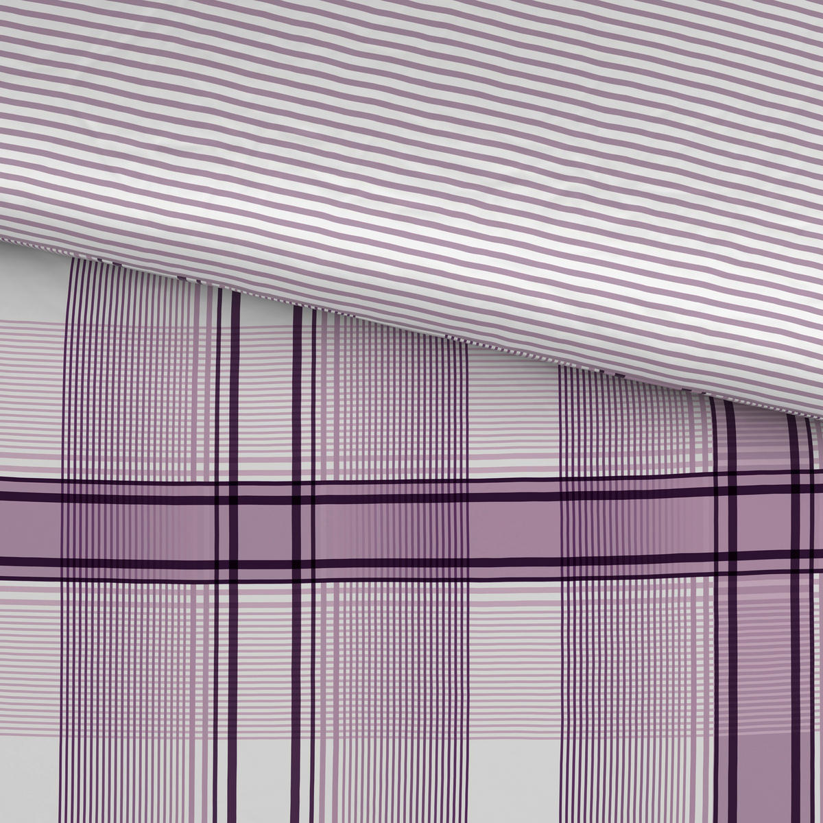 WENDEBETTWÄSCHE 135/200 cm  - Mauve, Textil (135/200cm) - Novel