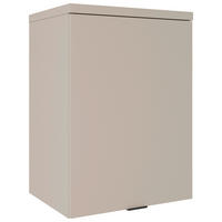 AUFSATZSCHRANK 52,4/72,9/40,1 cm, Taupe  - Taupe/Schwarz, MODERN, Holzwerkstoff/Metall (52,4/72,9/40,1cm) - Carryhome
