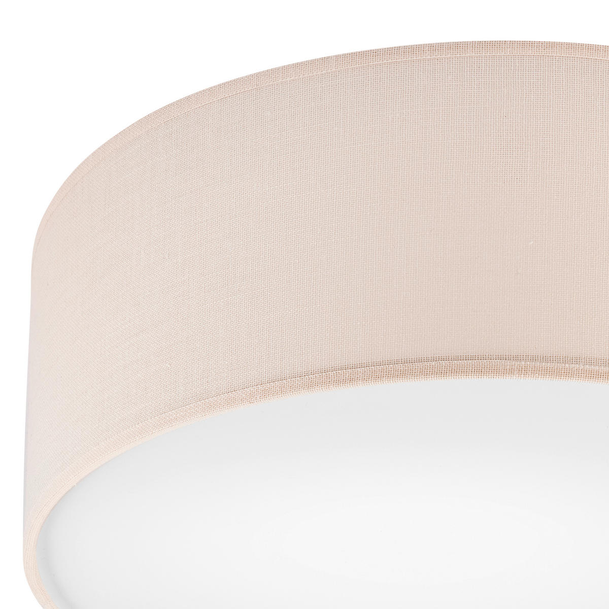 DECKENLEUCHTE Vivian 13/35 cm   - Creme, KONVENTIONELL, Textil (13/35cm)