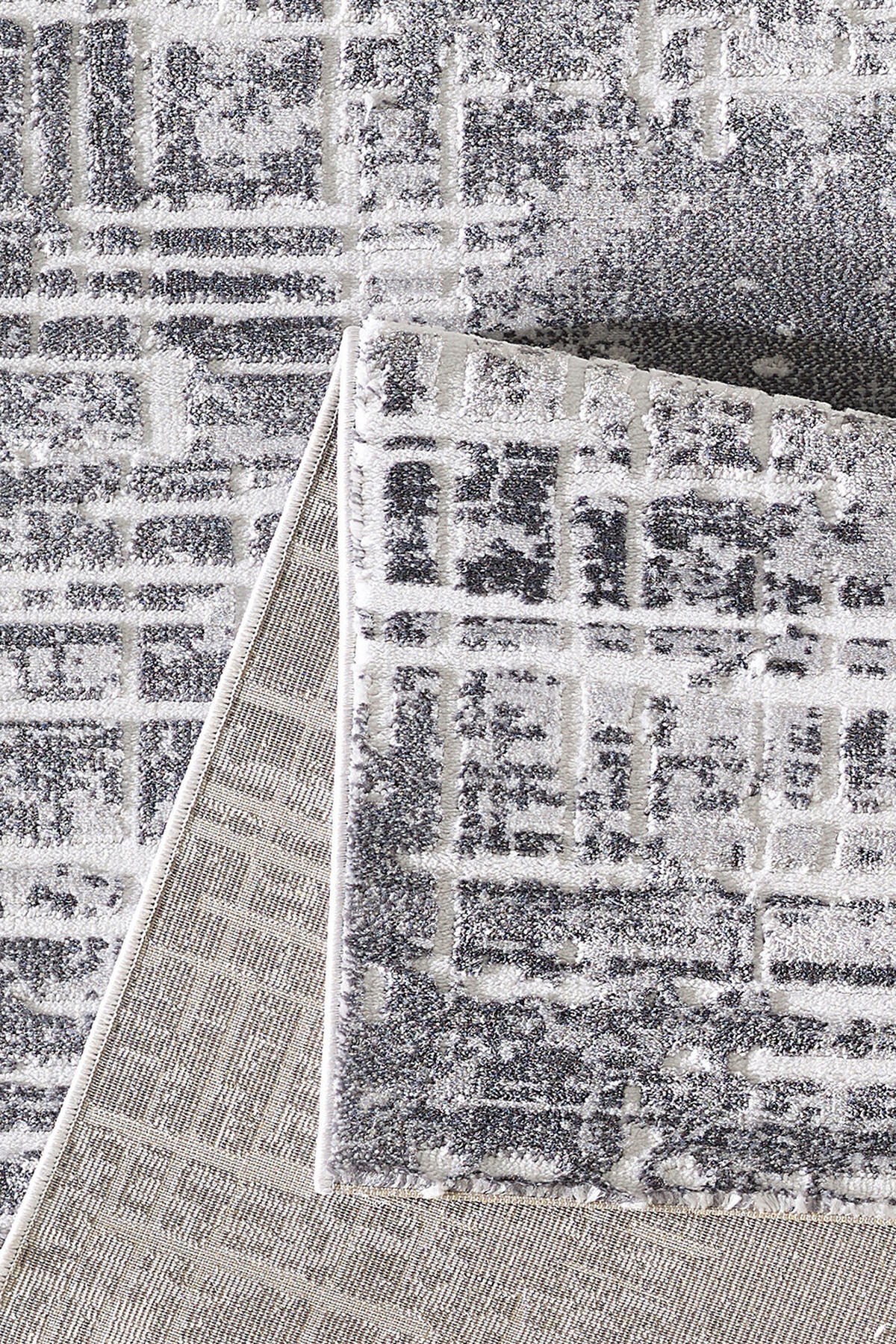 WEBTEPPICH 80/150 cm Harmony Hellgrau rechteckig  - Hellgrau, LIFESTYLE, Textil (80/150cm) - Novel