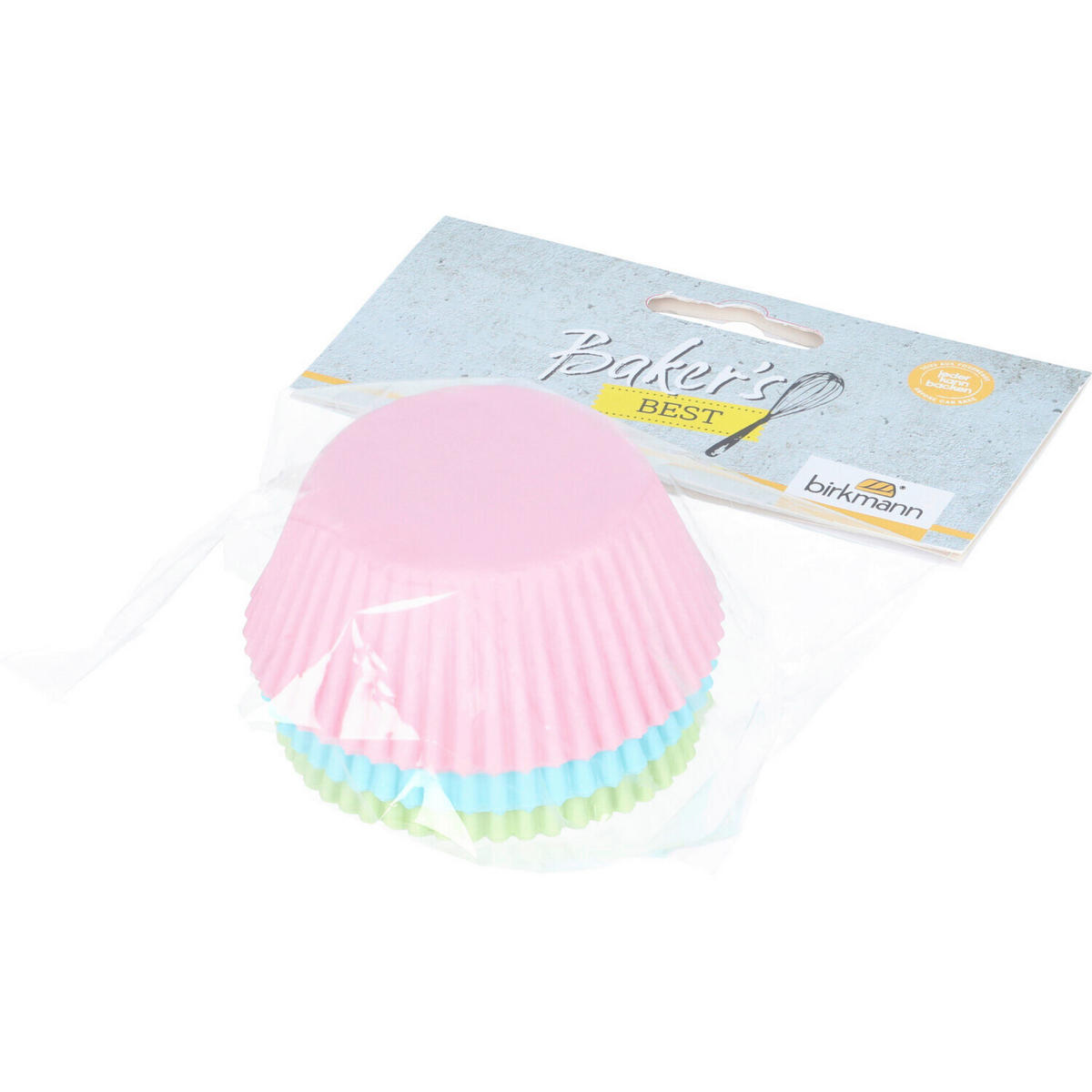 Muffinsformar 75-pack - multicolor, Basics, papper (7/3/7cm) - Birkmann