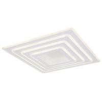 LED-DECKENLEUCHTE 60 W    70/70/6,7 cm  - Weiss/Opal, Design, Kunststoff/Metall (70/70/6,7cm) - Globo