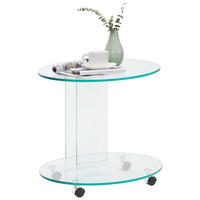 BEISTELLTISCH in Glas 55/45/51 cm  - Design, Glas (55/45/51cm) - Xora