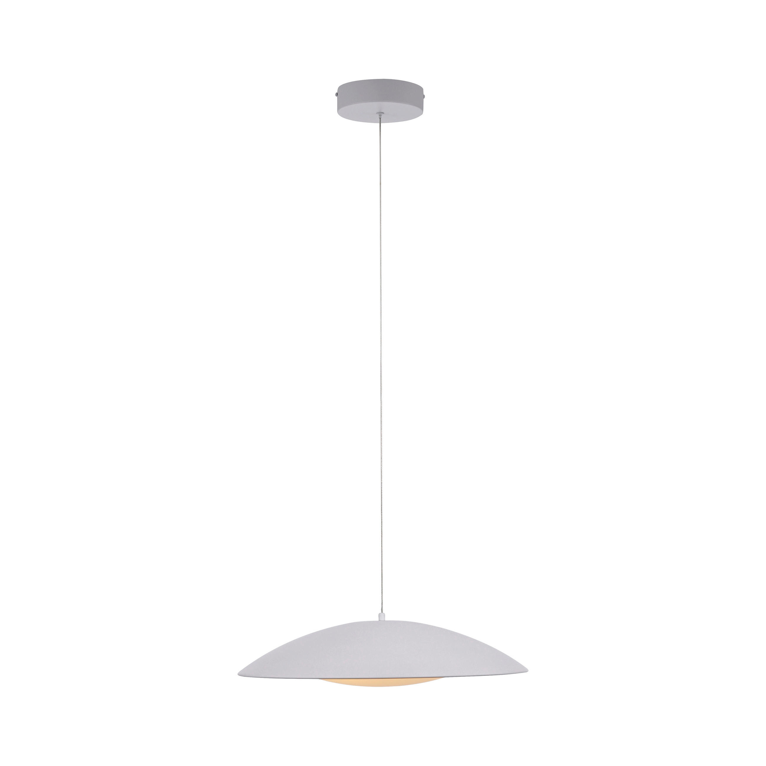 LED-PENDELLEUCHTE 50/50/180 cm  - Weiß, KONVENTIONELL, Kunststoff/Metall (50/50/180cm) - Schöner Wohnen