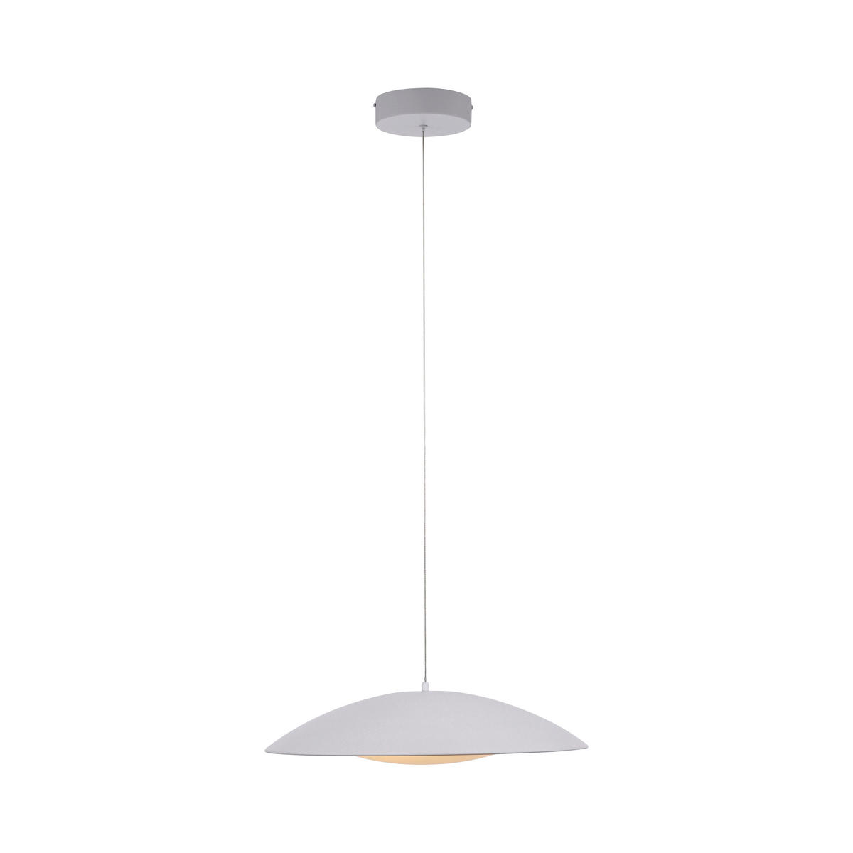 LED-PENDELLEUCHTE 50/50/180 cm  - Weiß, KONVENTIONELL, Kunststoff/Metall (50/50/180cm) - Schöner Wohnen