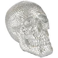 DEKOKOPF 20,5/13,5/15 cm   - Silberfarben, Basics, Kunststoff (20,5/13,5/15cm)