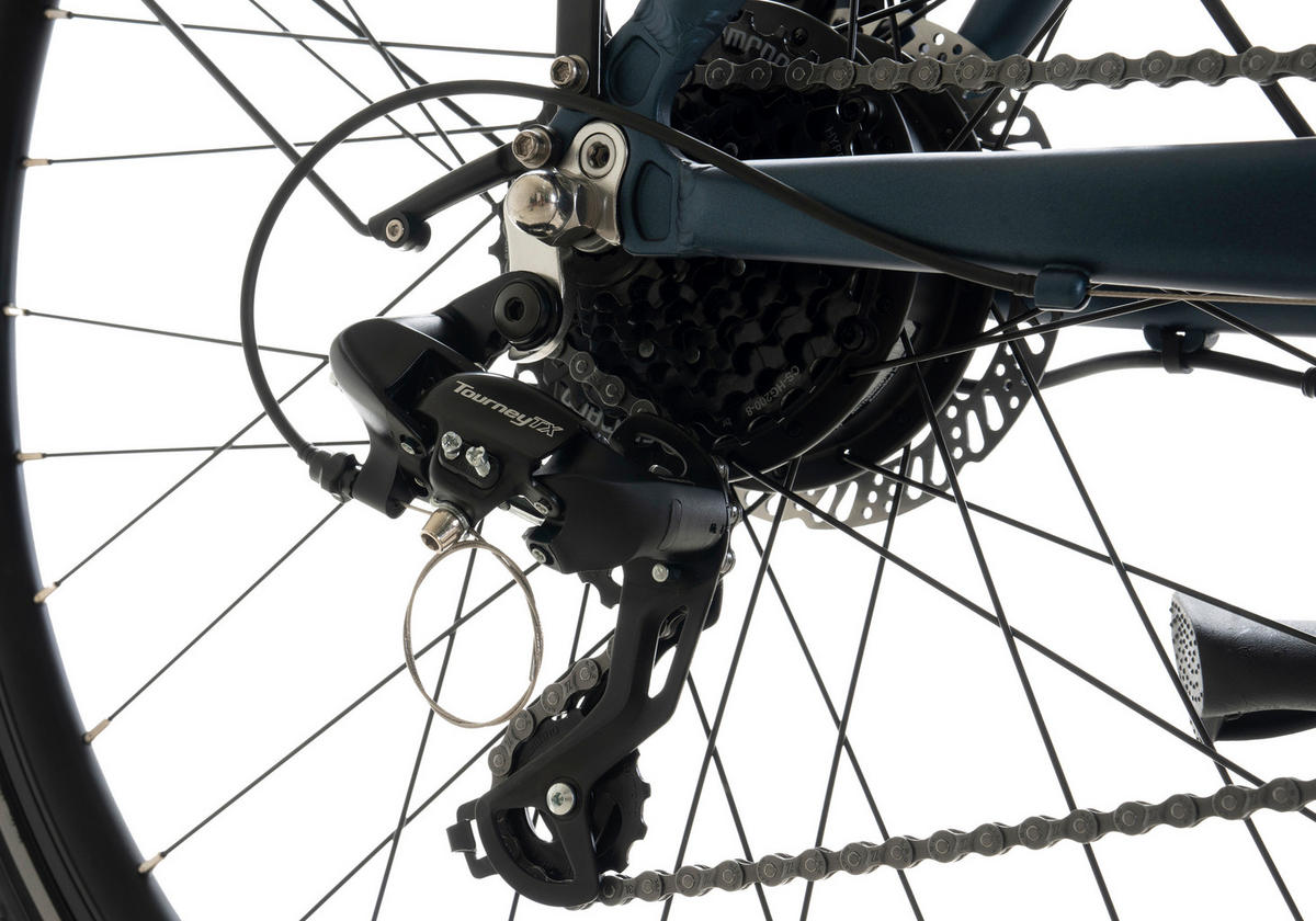ELEKTROFAHRRAD - Dunkelblau, Basics, Metall (180/70/100cm) - Atrigo