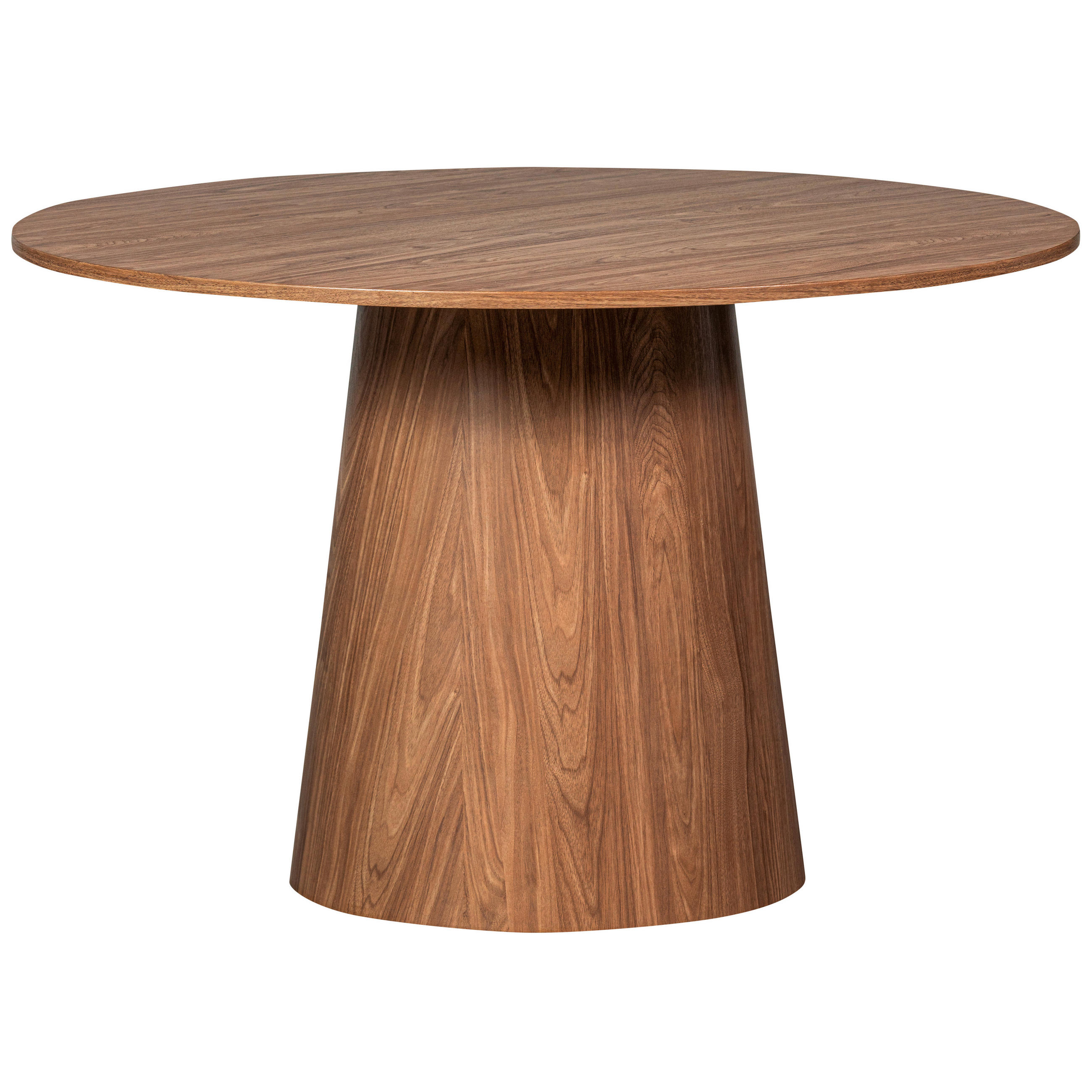 ESSTISCH in Holzwerkstoff 120/120/75 cm  - Walnussfarben, Design, Holzwerkstoff (120/120/75cm) - Livetastic
