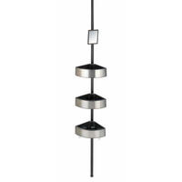 ZUHANYPOLC 27,5/70-260/20 cm  - Basics, műanyag/fém (27,5/70-260/20cm) - Wenko