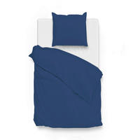BETTWÄSCHE Satinado Makosatin 155/220 cm  - Azurblau, Basics, Textil (155/220cm)