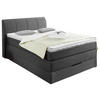 BOXSPRINGBETT 140/200 cm  in Anthrazit  - Anthrazit, KONVENTIONELL, Textil (140/200cm) - Carryhome