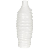 VAS 36,6 cm  - vit, Design, keramik (12,5/36,6/13,5cm) - Ambia Home