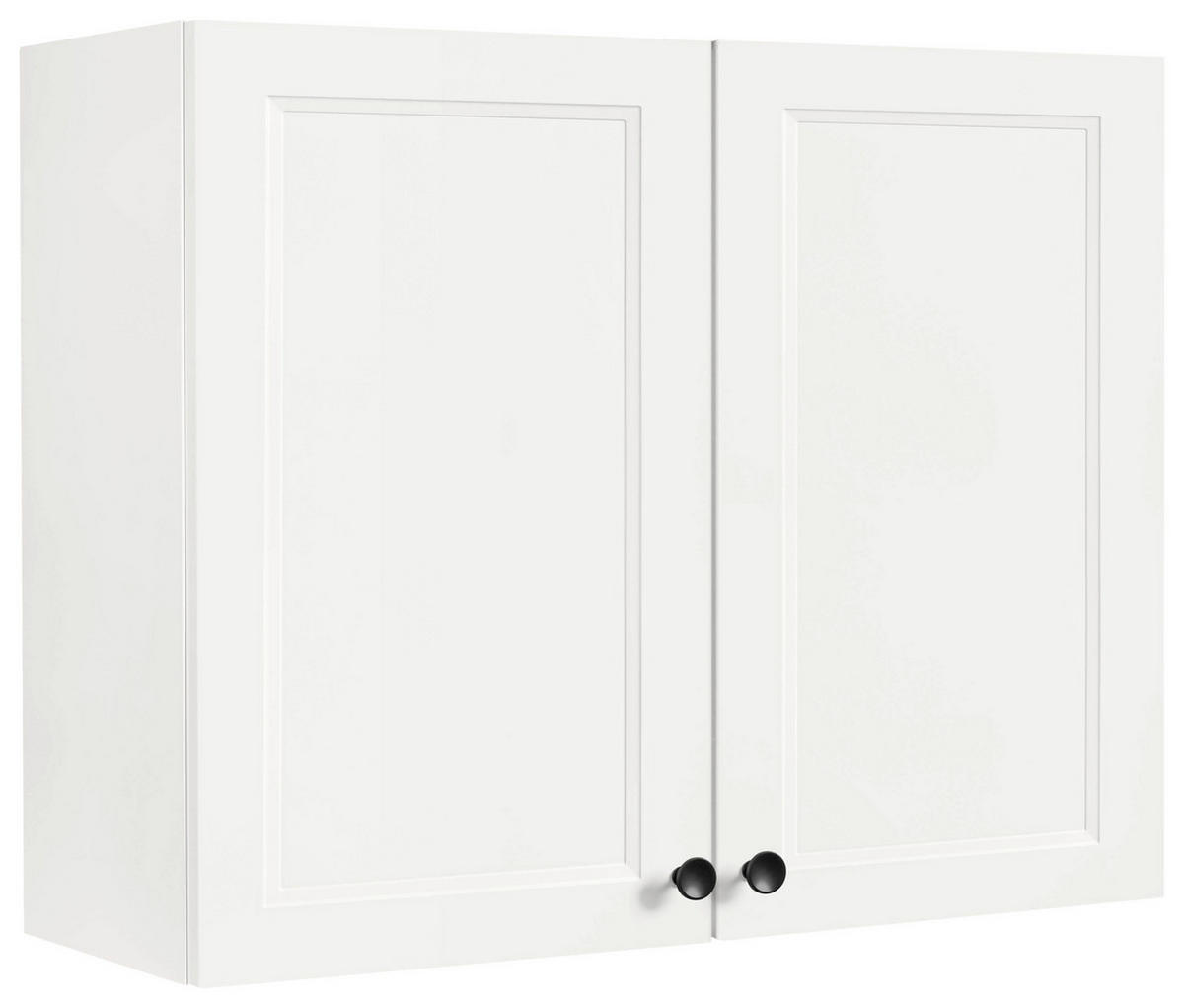 KÜCHENOBERSCHRANK 90/72/35 cm  in Weiß  - Schwarz/Weiß, MODERN, Holzwerkstoff (90/72/35cm) - Nobilia