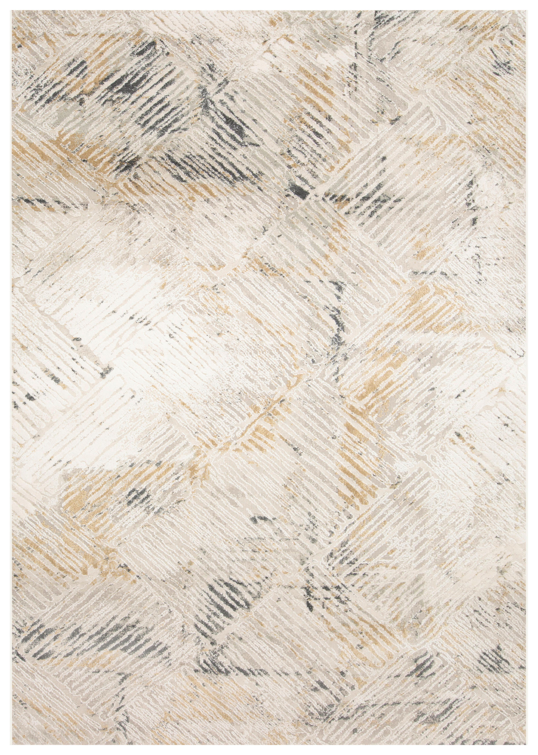 SZŐTT SZŐNYEG   - krémszínű/szürke, Design, textil (80/250cm) - Dieter Knoll