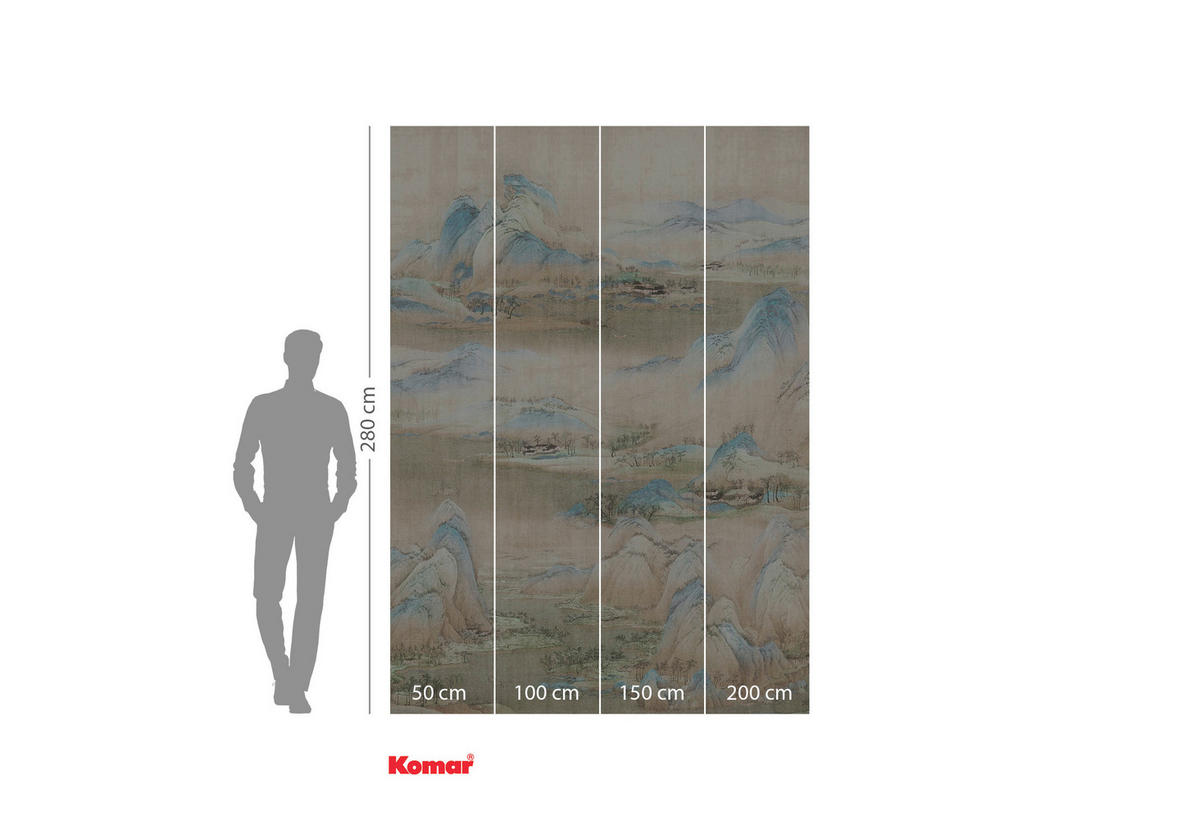 FOTOTAPET 200/280 cm  - multicolor, Trend, papper (200/280cm) - Komar