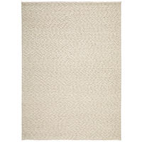 HANDWEBTEPPICH Wohnzimmer 160/230 cm Weiß rechteckig  - Weiß, Natur, Textil (160/230cm) - Linea Natura