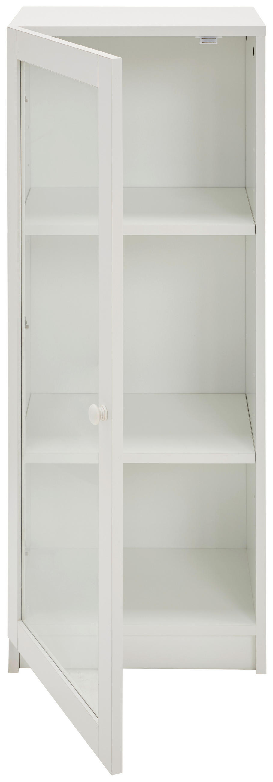 VITRINE in Weiß  - Weiß, Basics, Glas/Holzwerkstoff (40/100/30cm) - Carryhome