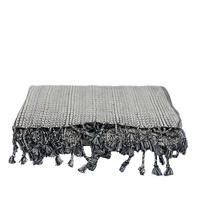 STRANDTUCH Plaid Grau 85/170 cm  - Grau, KONVENTIONELL, Textil (85/170cm) - Esposa