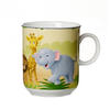 KINDERBECHER Afrikatiere  - Gelb/Weiß, KONVENTIONELL, Keramik (11/8/9cm) - Ritzenhoff Breker