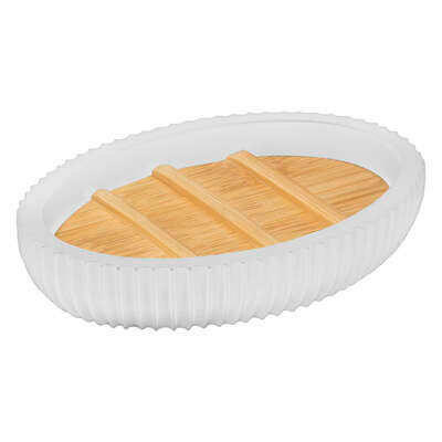 POSUDA ZA SAPUN  bijela  plastika  LINEA  - bijela, Design, plastika (12,5/2,5/9cm) - Homeware