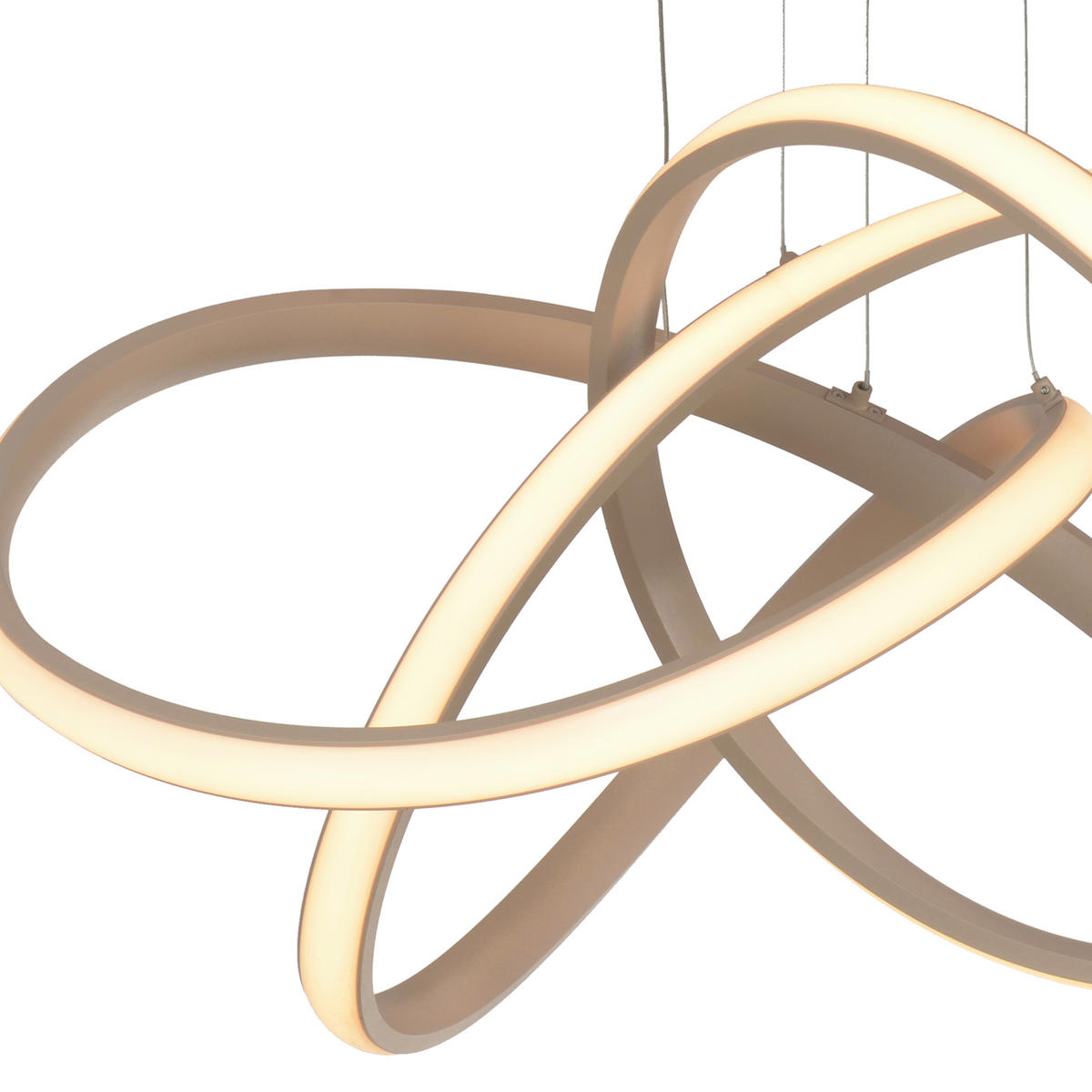 LED-HÄNGELEUCHTE Marling 64/150 cm   - Sandfarben, Design, Metall (64/150cm)
