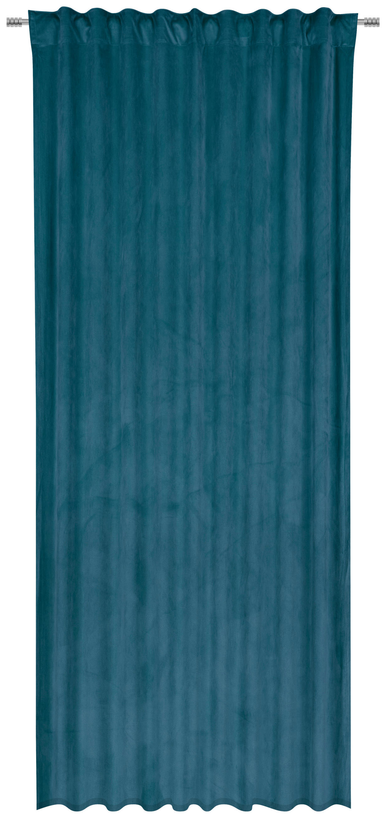 FERTIGVORHANG ZENATO blickdicht 135/245 cm - Petrol, KONVENTIONELL, Textil (135/245cm) - Ambiente