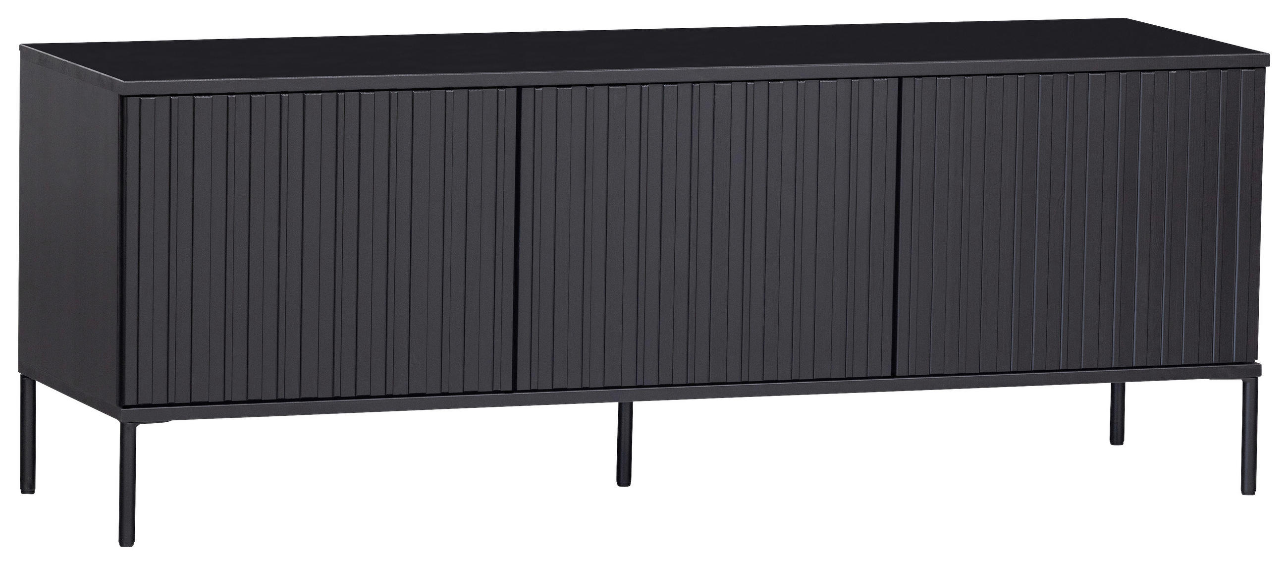 LOWBOARD  150/56/44 cm  Beimöbel erhältlich  - Schwarz, Design, Holz/Holzwerkstoff (150/56/44cm) - Ambia Home