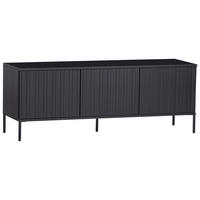 LOWBOARD  150/56/44 cm  Beimöbel erhältlich  - Schwarz, Design, Holz/Holzwerkstoff (150/56/44cm) - Ambia Home