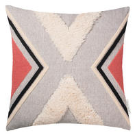 KISSENHÜLLE T-Ethno Mulit Zag 45/45 cm  - Beige/Naturfarben, Trend, Textil (45/45cm) - Tom Tailor