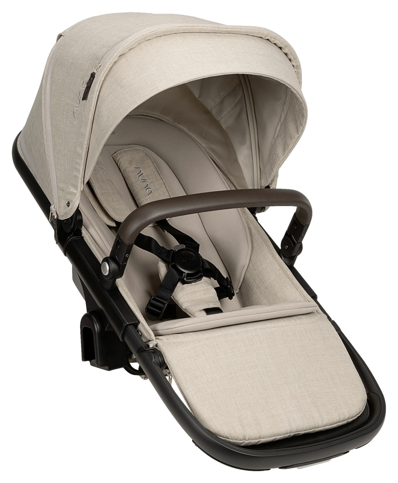 GESCHWISTERSITZ - Sandfarben/Schwarz, Basics, Textil/Metall (24/42/91cm) - Nuna