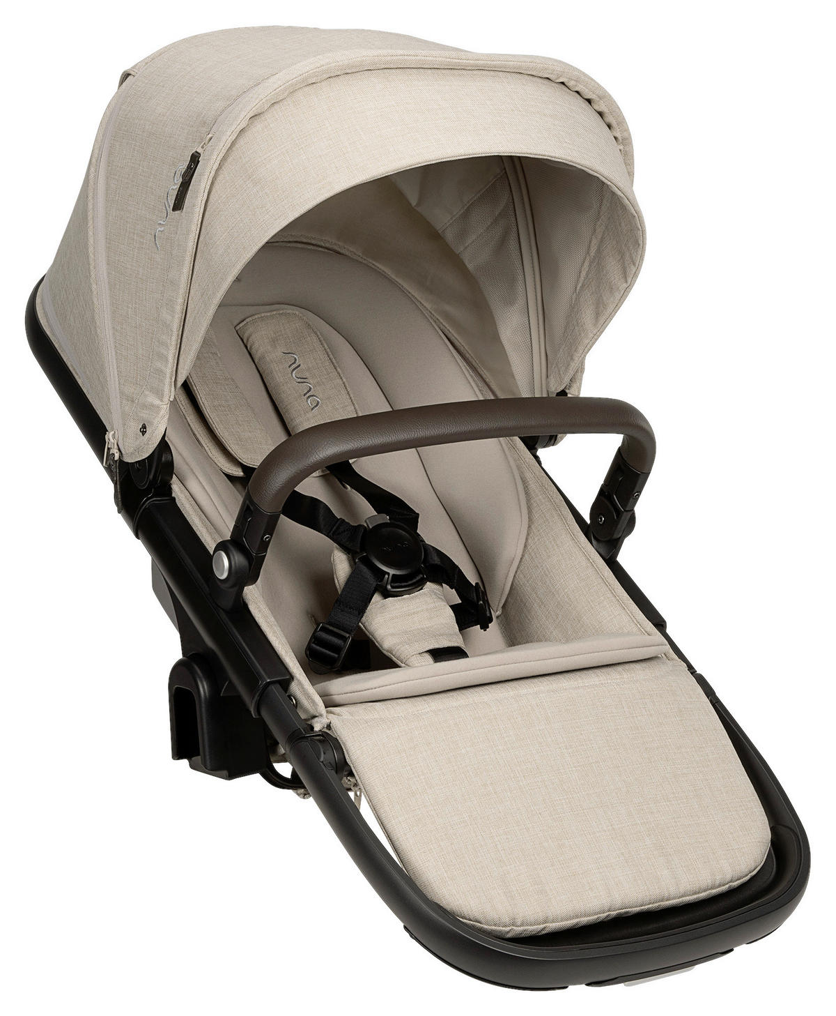 GESCHWISTERSITZ - Sandfarben/Schwarz, Basics, Textil/Metall (24/42/91cm) - Nuna