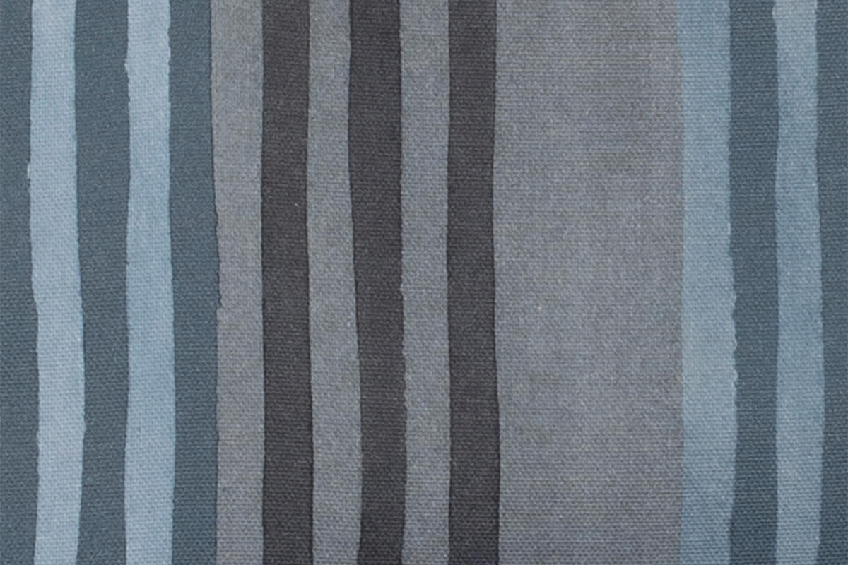 LIEGENAUFLAGE in Blau Streifen  - Blau, Basics, Textil (191/58/8cm) - Gardenson