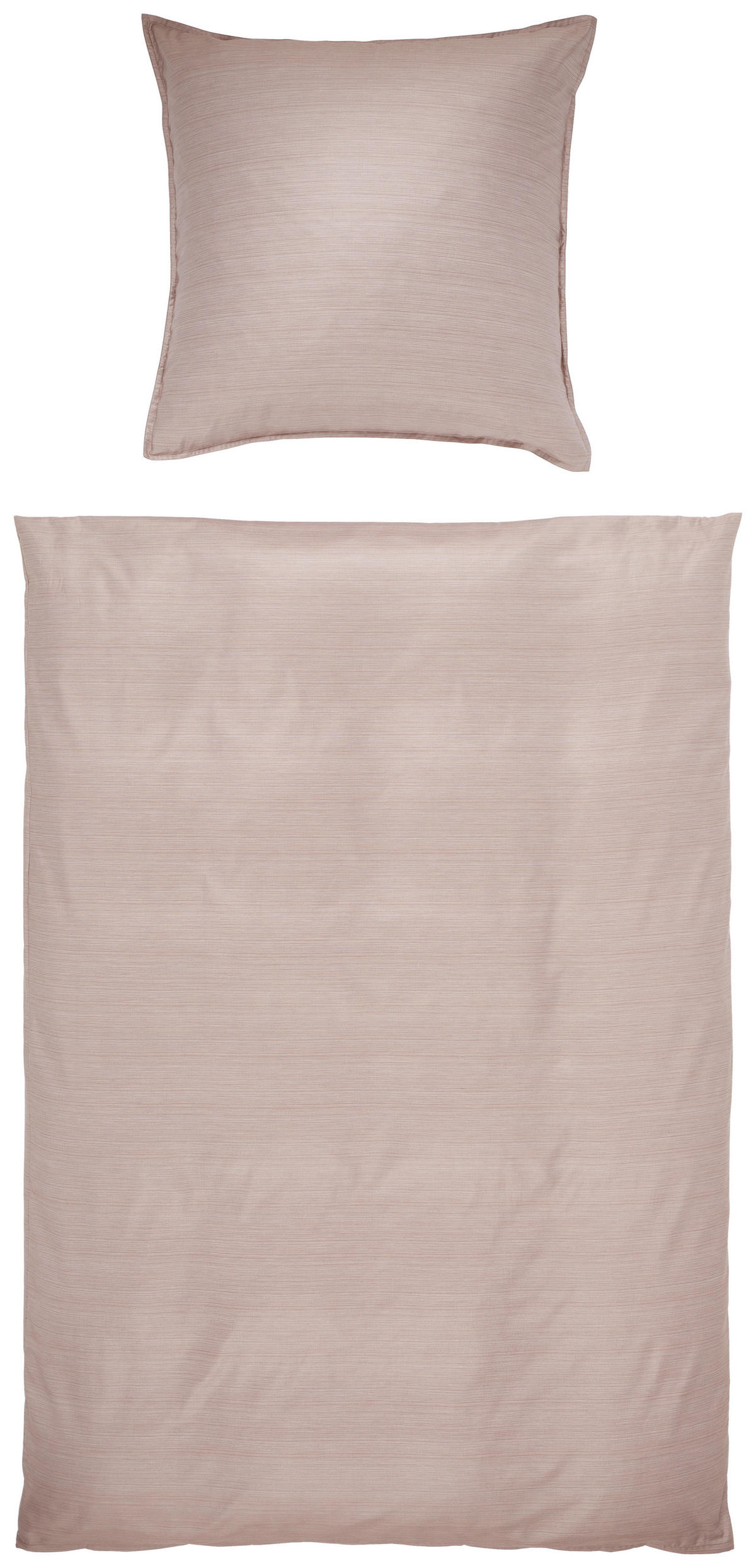 BETTWÄSCHE Damast 155/220 cm  - Braun, Basics, Textil (155/220cm) - Curt Bauer