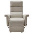 RELAXSESSEL in Leder Creme - Chromfarben/Creme, Design, Leder/Metall (79/108/90-164cm) - Stylife RELAXSESSEL in Leder Creme - Chromfarben/Creme, Design, Leder/Metall (79/108/90-164cm) - Stylife