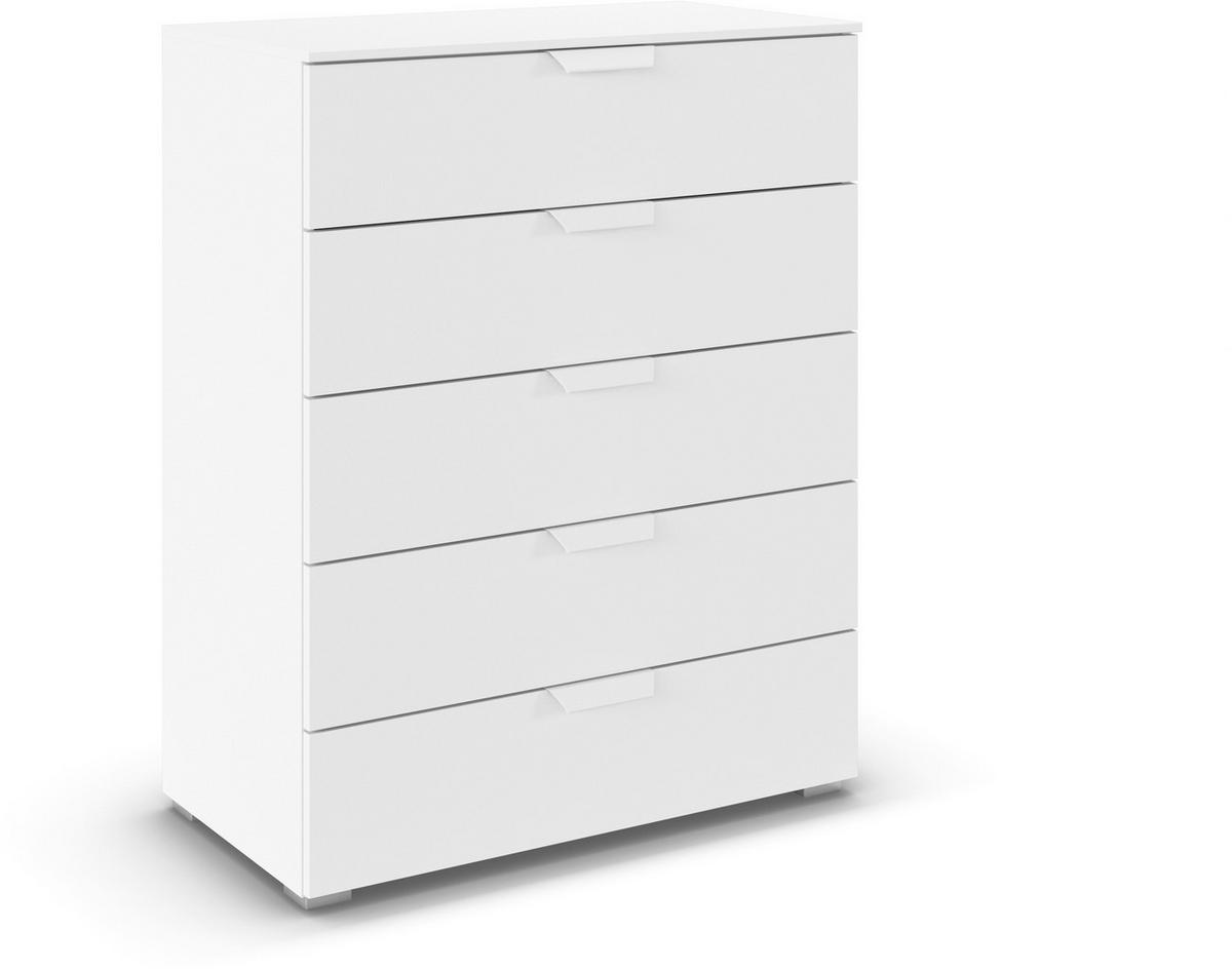 KOMMODE  in 80/100/43 cm  - Weiß, Design, Holzwerkstoff/Metall (80/100/43cm) - Carryhome