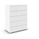 KOMMODE  in 80/100/43 cm  - Weiß, Design, Holzwerkstoff/Metall (80/100/43cm) - Carryhome