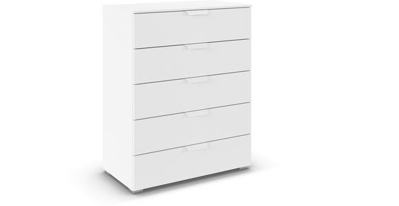 KOMMODE  in 80/100/43 cm  - Weiß, Design, Holzwerkstoff/Metall (80/100/43cm) - Carryhome