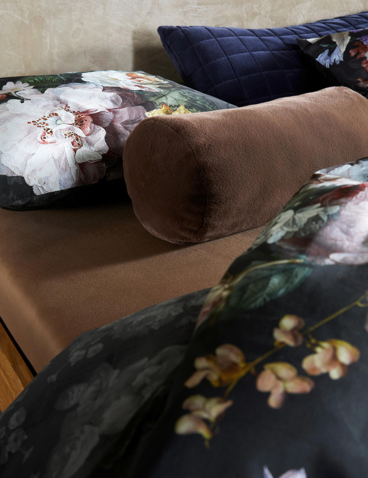 POSTELJNINA 200/200 cm saten črna  - črna, Konvencionalno, tekstil (200/200cm) - Essenza