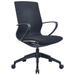 DREHSTUHL  in Webstoff Schwarz  - Schwarz, Design, Kunststoff/Textil (60/96-106/58cm) - Novel