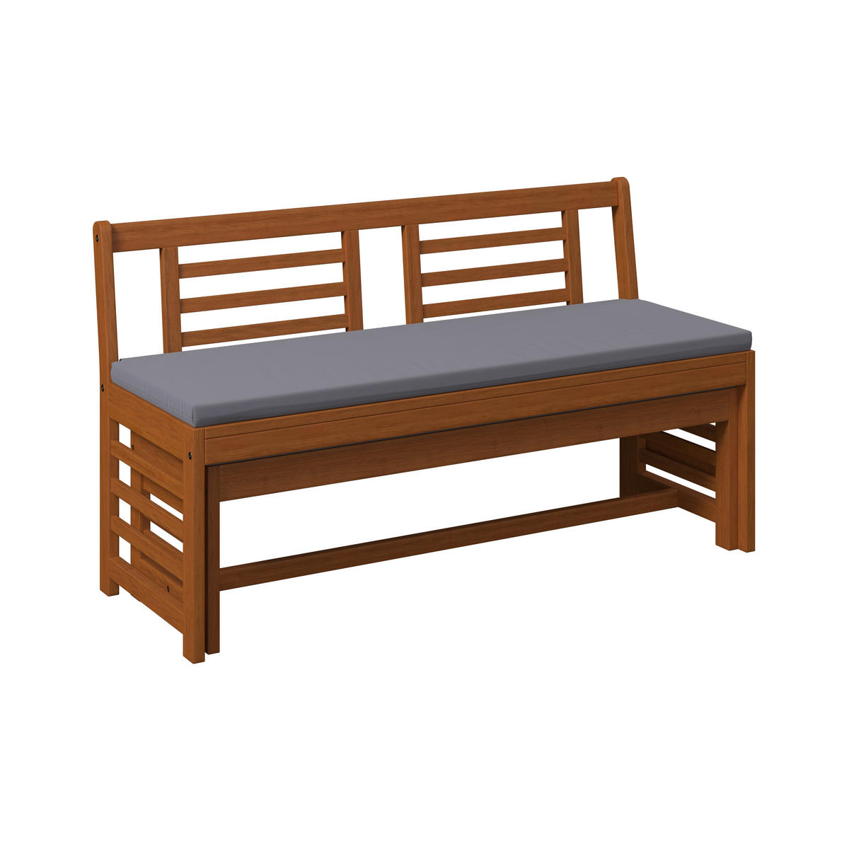 GARTENSET 6-teilig  - Grau/Akaziefarben, Natur, Holz (150/300/90/79cm) - Ambia Garden