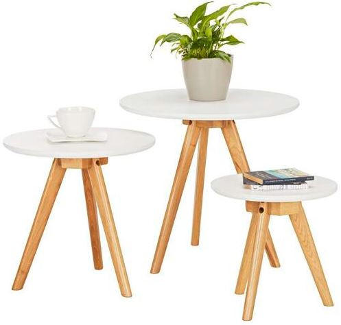 MĂSUȚĂ DE CAFEA lemn   - maro/alb, Modern, lemn - Mömax