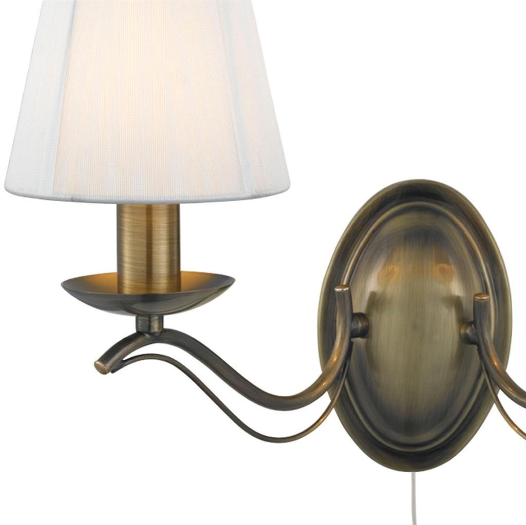 APLICĂ DE PERETE - alămiu, Basics, metal (37/26/26cm)