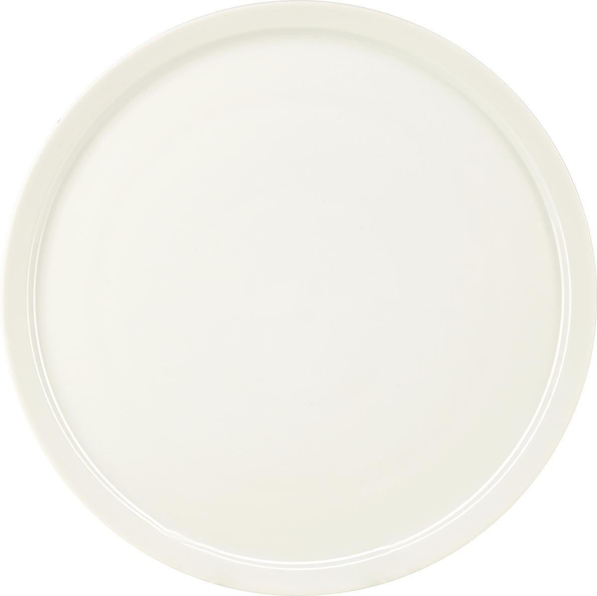 FARFURIE PENTRU PIZZA 30 cm  - alb, Basics, ceramică (30cm) - Boxxx